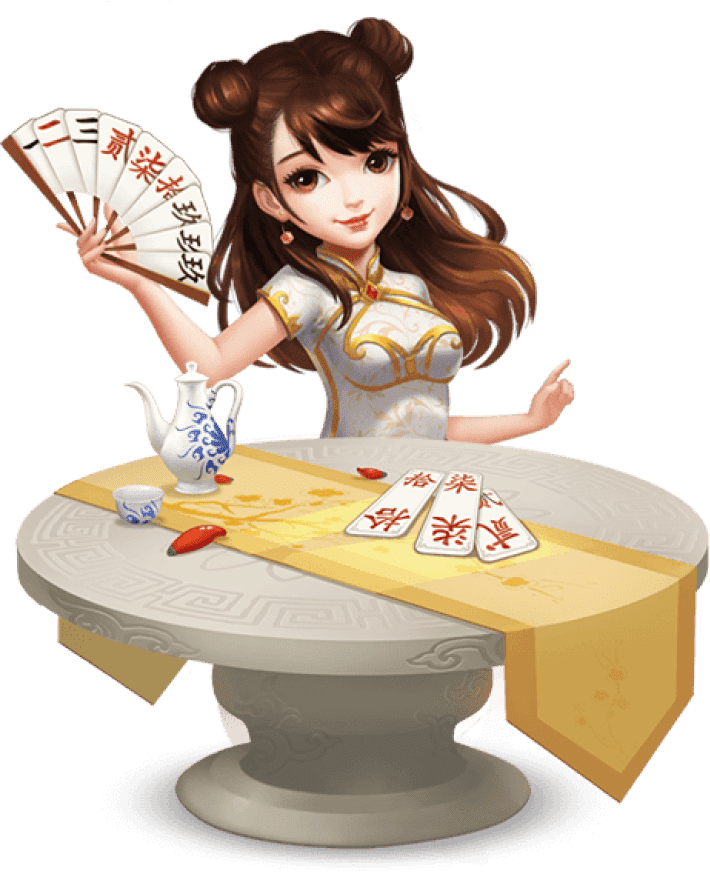 Banner china girl